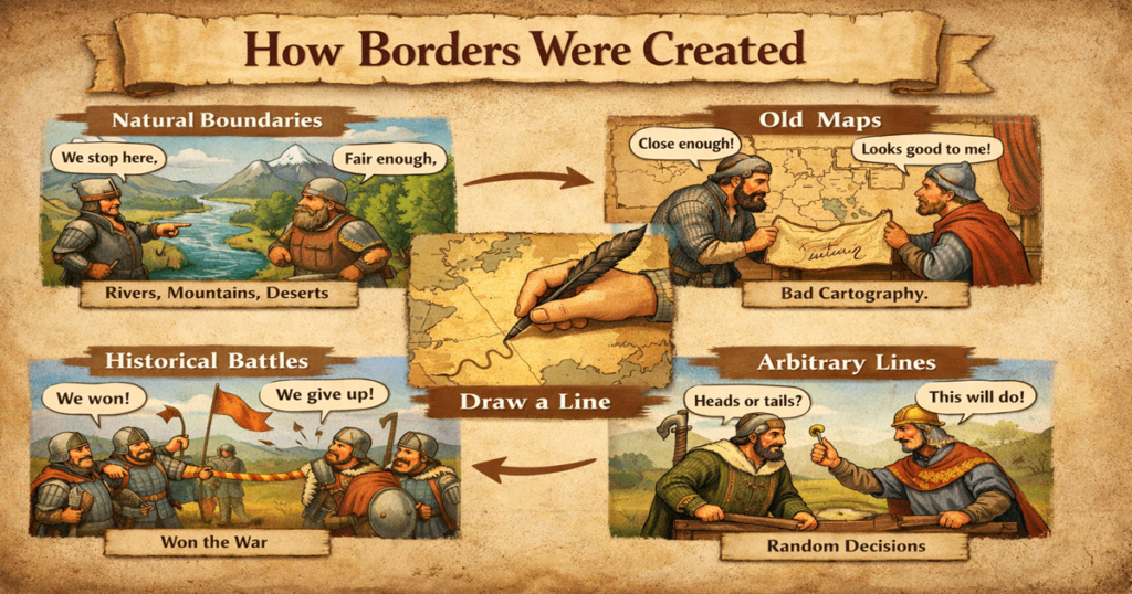 How borders were created