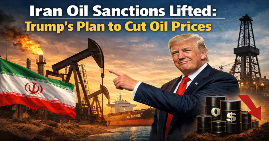 Iran Oil Sanctions Lifted Trump's Plan to Cut Oil Prices.