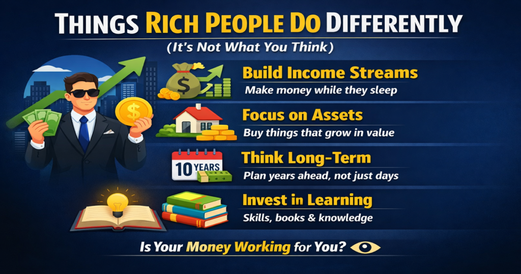 Things Rich People Do Differently