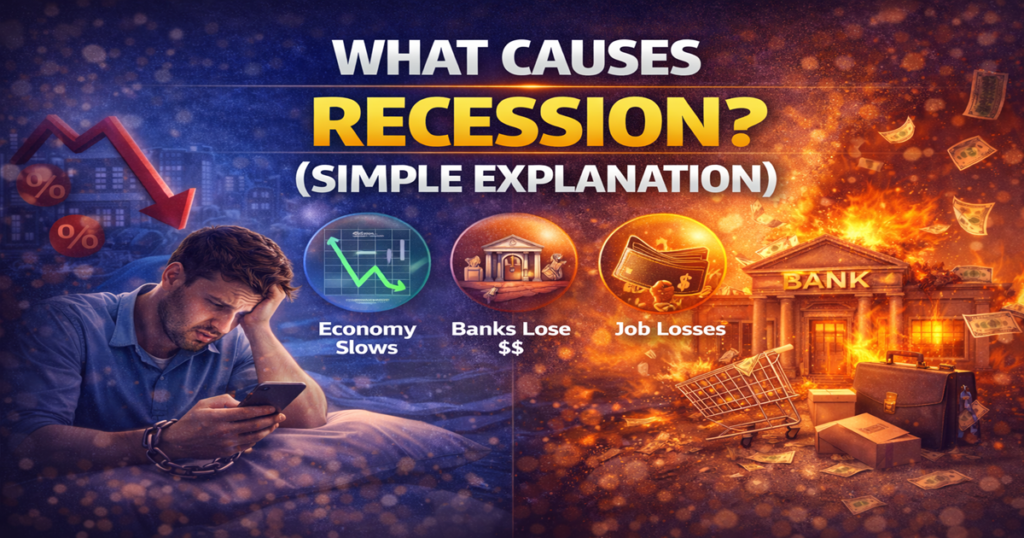What Causes Recession (Simple Explanation)