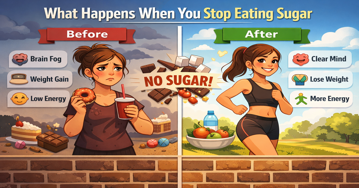 What happens when you stop eating sugar.